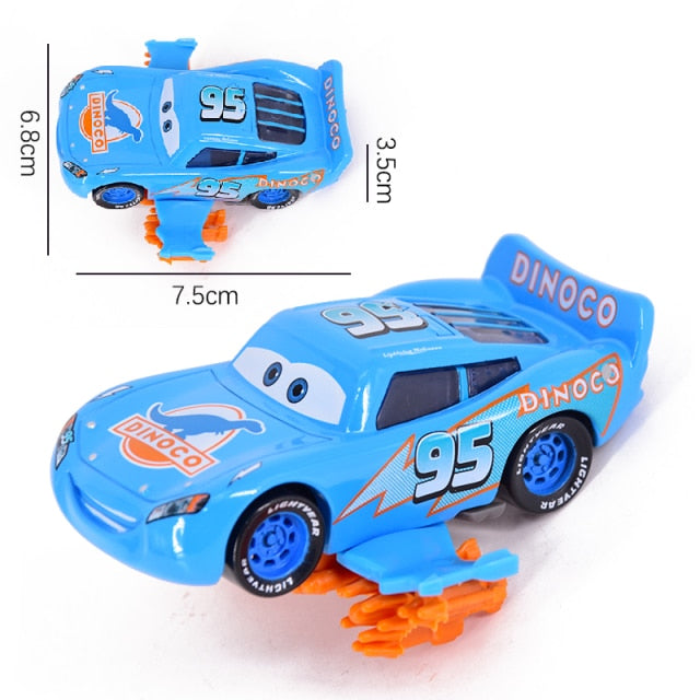 Car diney Pixar Car 3 Lightning McQueen Mater Jackon torm Ramirez 1:55 Diecat Vehicle Metal Alloy Boy Kid Toy Chritma