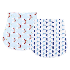 2Pcs/Lot Burp Cloth Organic Cotton Absorbent Towel Soft Comfortable Baby Burp Cloths Wholesale Fashionable Burp Cloth Boy Bibs