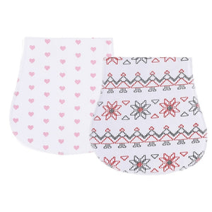2Pcs/Lot Burp Cloth Organic Cotton Absorbent Towel Soft Comfortable Baby Burp Cloths Wholesale Fashionable Burp Cloth Boy Bibs