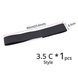 1Pcs/Lot Elastic Headband With Velcro 60Cm Edge Grip Band 2.5 3 3.5Cm Width Velcro Headband For Closure Frontal Wigs Lay Down
