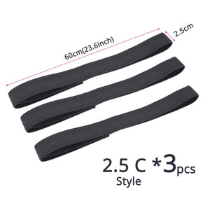 1Pcs/Lot Elastic Headband With Velcro 60Cm Edge Grip Band 2.5 3 3.5Cm Width Velcro Headband For Closure Frontal Wigs Lay Down