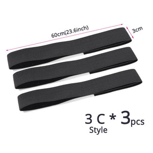 1Pcs/Lot Elastic Headband With Velcro 60Cm Edge Grip Band 2.5 3 3.5Cm Width Velcro Headband For Closure Frontal Wigs Lay Down