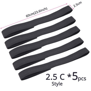 1Pcs/Lot Elastic Headband With Velcro 60Cm Edge Grip Band 2.5 3 3.5Cm Width Velcro Headband For Closure Frontal Wigs Lay Down