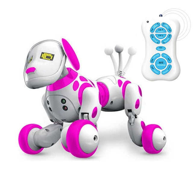 2021 New Remote Control Smart Robot Dog Programable 2.4G Wireless Kids Toy Intelligent Talking Robot Dog Electronic Pet kid Gift