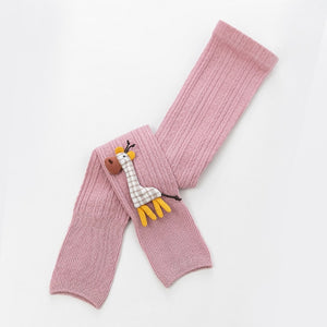 1 to 8 Years Spring Autum Cute Deer Girl Trousers High Quality Cotton Girls' Leggings Soft Knitted Pants for Children's Legging