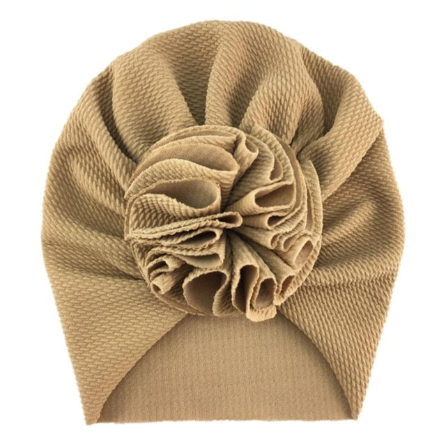 Cute Flower Baby Hat Toddler Turban Infant Head wraps Kids Bonnet Newborn Toddler Beanie Cap for  0-18m