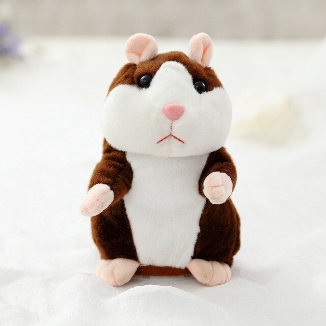15cm Talking Hamster Mouse Pet Plush Toy Cute Soft Animal Doll Talking Speak Imitate Sound Recorder Hamster Funny Toy Kids Gifts