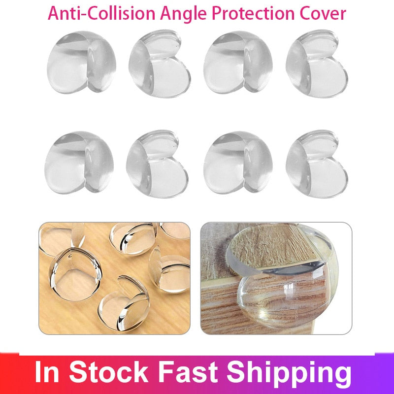 8pcs/lot Edge Corner Guard Child Security Baby Safety Table Corner Protector Transparent Anti Collision Angle Protection Cover