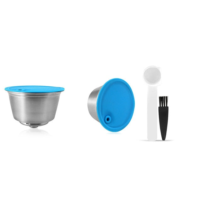 Refillable Coffee Capsule For Dolce Gusto Reusable Stainless Steel Filter Cup For Nescafe Cofee Machine Crema Maker