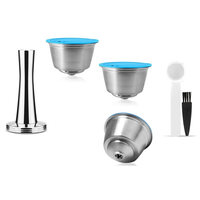 Refillable Coffee Capsule For Dolce Gusto Reusable Stainless Steel Filter Cup For Nescafe Cofee Machine Crema Maker