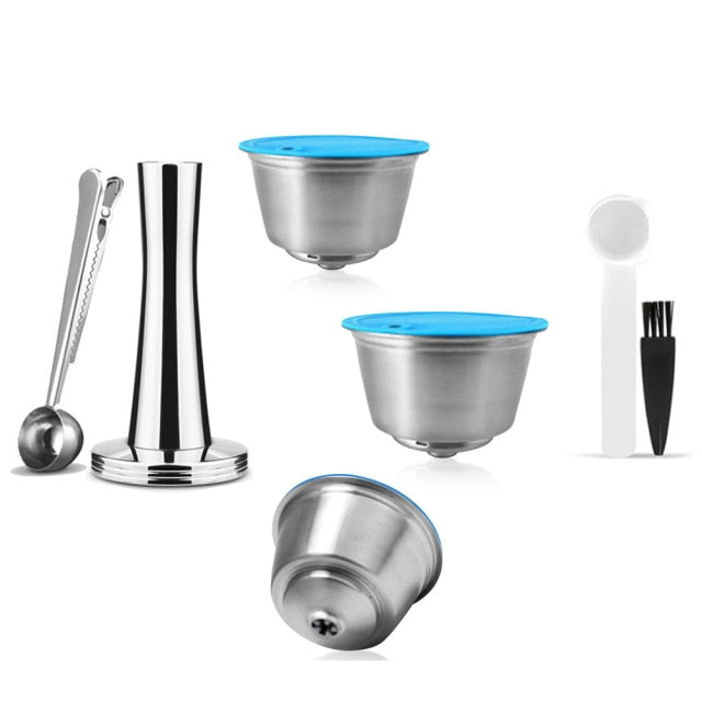 Refillable Coffee Capsule For Dolce Gusto Reusable Stainless Steel Filter Cup For Nescafe Cofee Machine Crema Maker