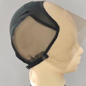 13x4 Frontal-Lace-Wig-Caps Transparent-Closure-Lace-Wig-Caps Wig Net Cap For Making Frontal Wigs