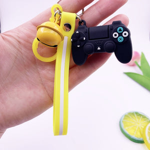 Creative Video Game Handle Keychain Simulation Joystick Model Key Chain Ring Pendant Men Women Couple Key Holder Trinket Gift
