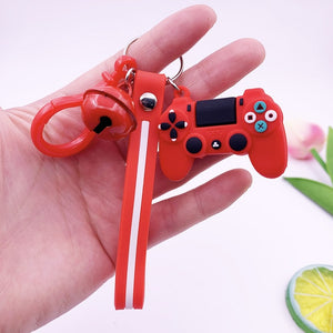 Creative Video Game Handle Keychain Simulation Joystick Model Key Chain Ring Pendant Men Women Couple Key Holder Trinket Gift