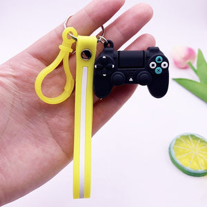 Creative Video Game Handle Keychain Simulation Joystick Model Key Chain Ring Pendant Men Women Couple Key Holder Trinket Gift