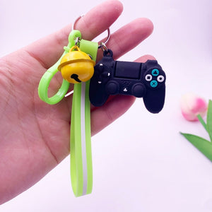 Creative Video Game Handle Keychain Simulation Joystick Model Key Chain Ring Pendant Men Women Couple Key Holder Trinket Gift