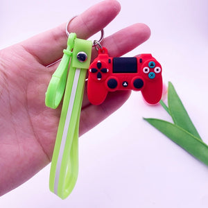 Creative Video Game Handle Keychain Simulation Joystick Model Key Chain Ring Pendant Men Women Couple Key Holder Trinket Gift