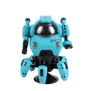 Dance Music 6 Claws Robot Octopus Spider Robots Vehicle Birthday Gift Toys For Children Kids Early Education Baby Toy Boys Girls