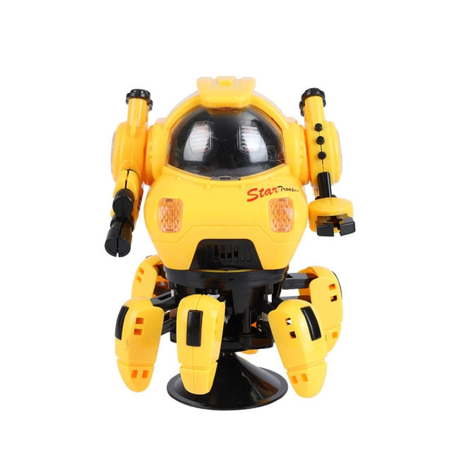Dance Music 6 Claws Robot Octopus Spider Robots Vehicle Birthday Gift Toys For Children Kids Early Education Baby Toy Boys Girls
