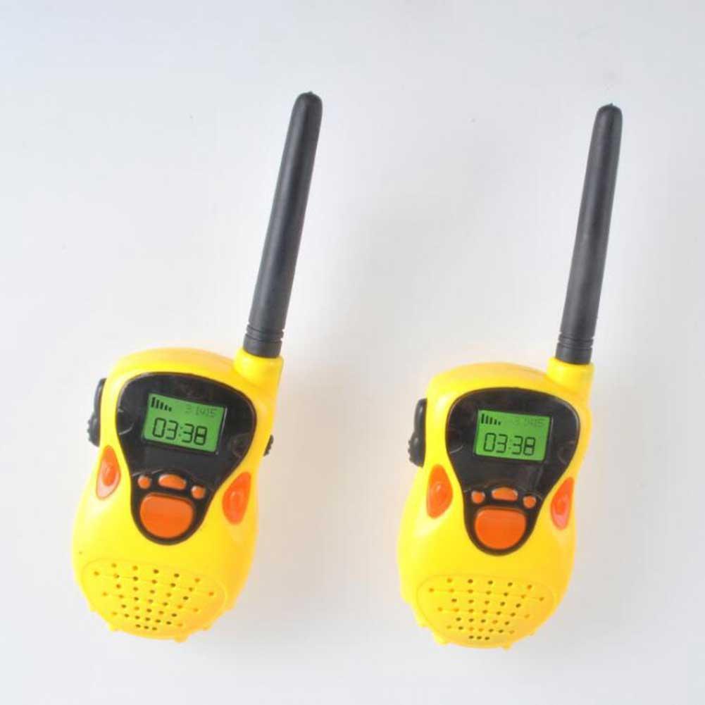 2 Pcs/Set Children Toys 22 Channel Walkie Talkies Toy Two Way Radio UHF Long Range Handheld Transceiver Kids Gift