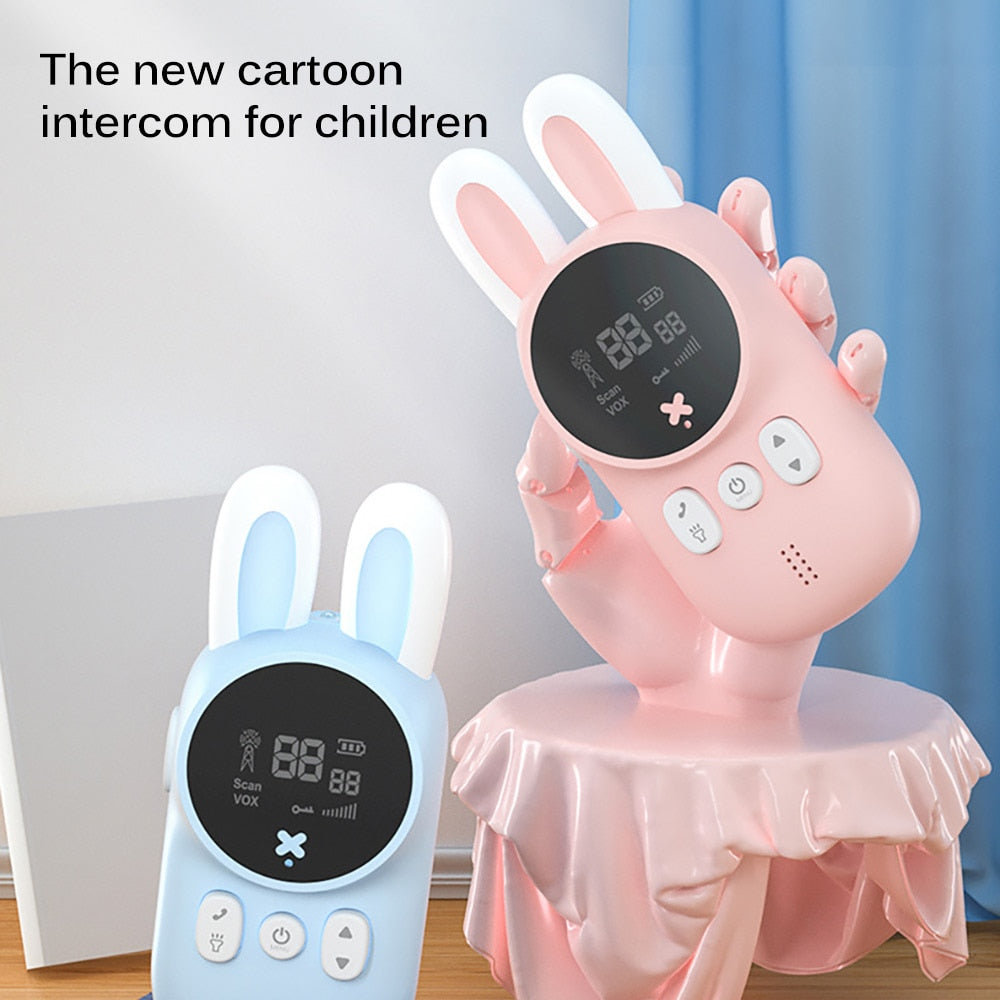 Kid Phone Electronic Wireless Walkie Talkie Toy For Children Portable Long Reception Distance Education Intercom Talking Machine