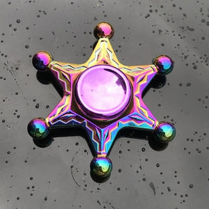 Rainbow Metal Finger Spinner R118 Bearing Spinner Toy Adult Toys for Children Raytheon Mushroom 60-65mm Fidget Spinner 2019
