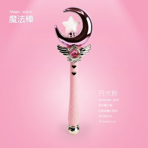 Electric Flashing Sounding Magic Stick Girls Toy Cosplay Sailor Moon Princess Magician Music Magic Sword Pretend Play Kids Toy