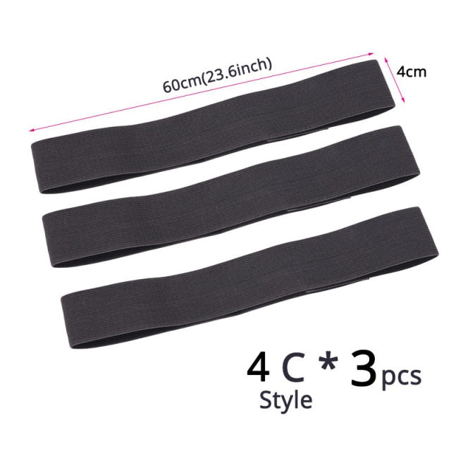 1Pcs/Lot Elastic Headband With Velcro 60Cm Edge Grip Band 2.5 3 3.5Cm Width Velcro Headband For Closure Frontal Wigs Lay Down