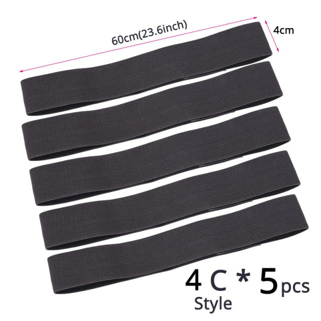 1Pcs/Lot Elastic Headband With Velcro 60Cm Edge Grip Band 2.5 3 3.5Cm Width Velcro Headband For Closure Frontal Wigs Lay Down