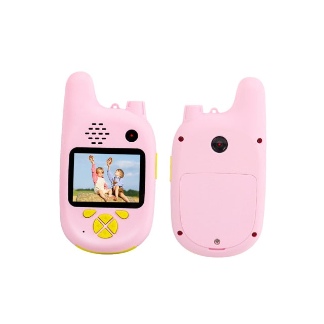 Portable Handheld 1 Pair Kids Walkie Talkies Kids Toy Cute Rabbit Walkie Handheld Talk Parent-Child Educational Interactive Toys