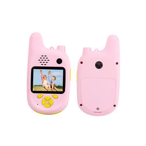 Portable Handheld 1 Pair Kids Walkie Talkies Kids Toy Cute Rabbit Walkie Handheld Talk Parent-Child Educational Interactive Toys