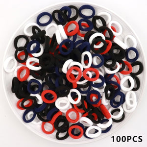Baby Girl Small Hair Bands Kid Children Headbands Colorful Elastic Hair Tie Nylon Scrunchie Hair Rope 50/100pcs Hair Accessories