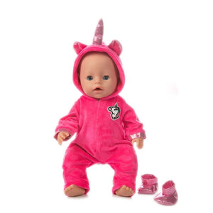 New Pajamas Fit For 17Inches Zapf Baby Born Doll 43cm Born Babies Doll Clothes