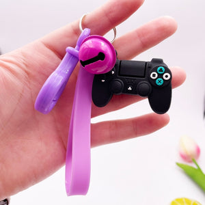 Creative Video Game Handle Keychain Simulation Joystick Model Key Chain Ring Pendant Men Women Couple Key Holder Trinket Gift