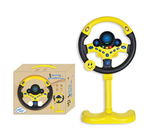 Electric Simulation Steering Wheel Toy With Light And Sound Educational Children Co-Pilot Children'S Car Toy Vocal Toy Gift