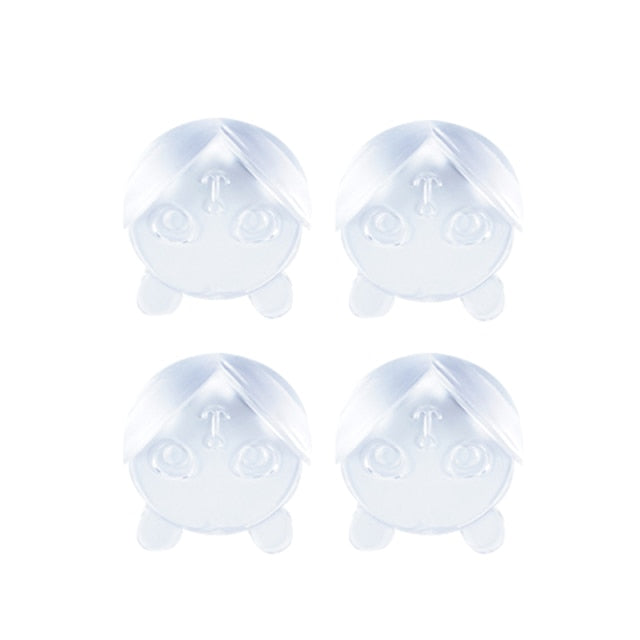 4Pcs Child Baby Safety Silicone Protector Table Corner Edge Protection Cover Children Anticollision Edge & Guards