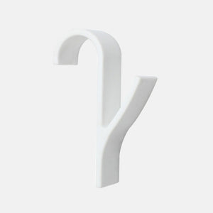 High Quality Hanger For Heated Towel Radiator Rail Clothes Hanger Bath Hook Holder Percha Plegable Scarf Hanger White 6pcs