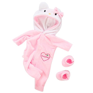 Warm Rompers Jumpsuits+Shoes Fit 17 inch 43cm Doll Clothes Born Baby Rompers Suit For Baby Birthday Festival Gift