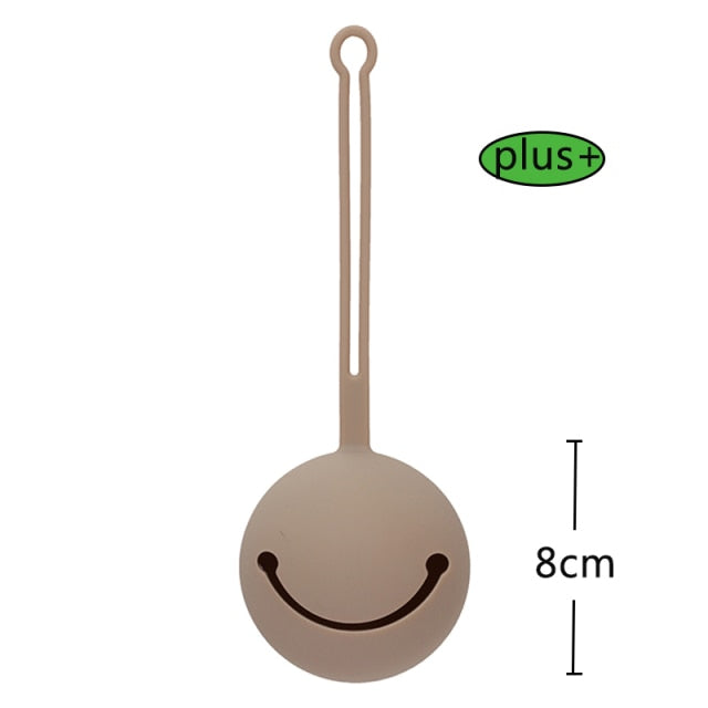 New Design Baby Silicone Pacifier Holder BPA Free Infant Portable Soother Container Box Nipple Storage Box Food Grade Silicone