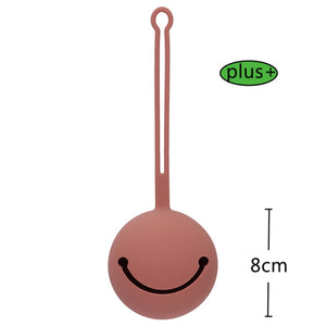 New Design Baby Silicone Pacifier Holder BPA Free Infant Portable Soother Container Box Nipple Storage Box Food Grade Silicone