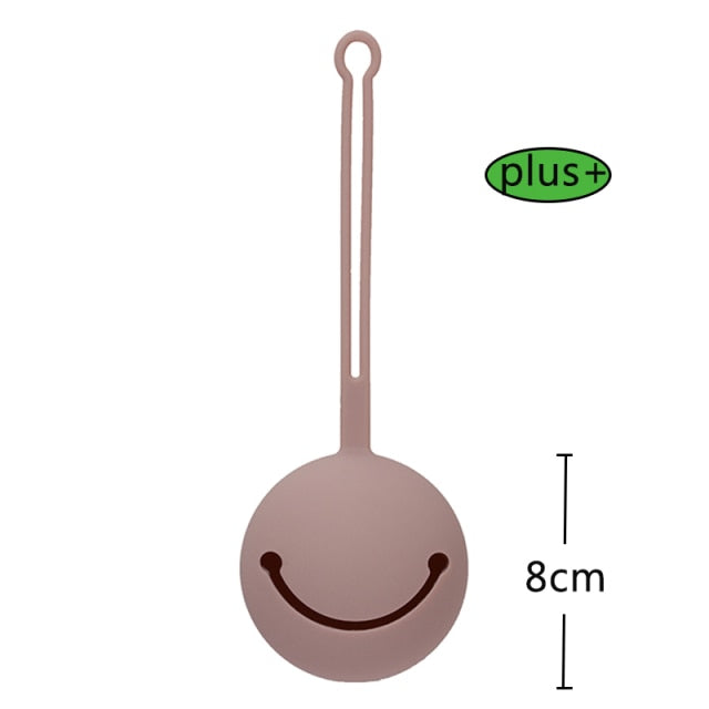 New Design Baby Silicone Pacifier Holder BPA Free Infant Portable Soother Container Box Nipple Storage Box Food Grade Silicone
