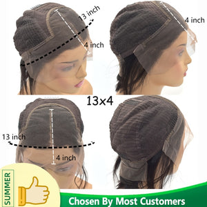 Full Lace Human Hair Wigs Pre Plucked Bleached Knots Wigs 28 Inch 150% Brazilian Hair Wigs Straight Human Hair Wigs For Woman