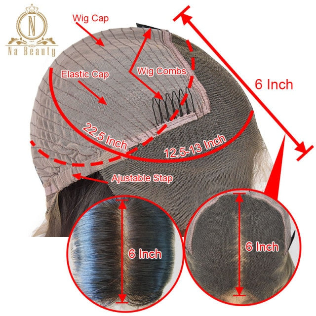 180 Density Pre Plucked Full Lace Human Hair Wigs Glueless Full Lace Wig Human Hair 360 Lace Straight Wigs For Black Women Remy