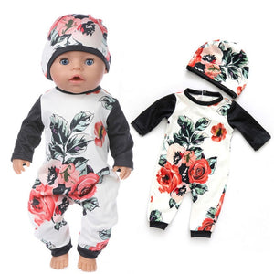 New Pajamas Fit For 17Inches Zapf Baby Born Doll 43cm Born Babies Doll Clothes