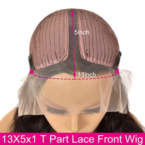 Brazilian Water Wave Lace Front Wig 100% Remy Human Hair Lace Wigs HD 5X5 Transparent Lace Closure Wig Long Curly Human Hair Wig