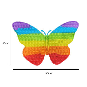 Large 30 CM Size Pop It Fidget Toys Push Bubble School Bag Board Pendant Hot Sale Adult Decompression Toy Children Anti-Stress