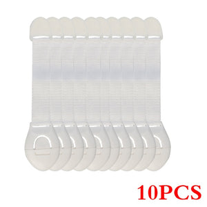 10Pcs/Lot Child Lock Protection Of Children Locking Doors For Children's Safety Kids Safety Plastic Protection Safety Lock