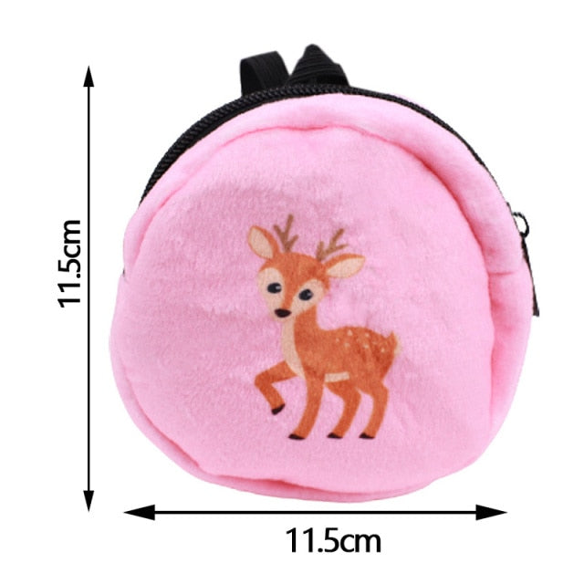 Unicorn Kitty Pony Doll Backpack Purse For American 18 Inch Girl 43 cm Born Baby Doll Clothes Accessories Items,Our Generation