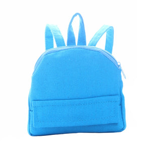 Unicorn Kitty Pony Doll Backpack Purse For American 18 Inch Girl 43 cm Born Baby Doll Clothes Accessories Items,Our Generation