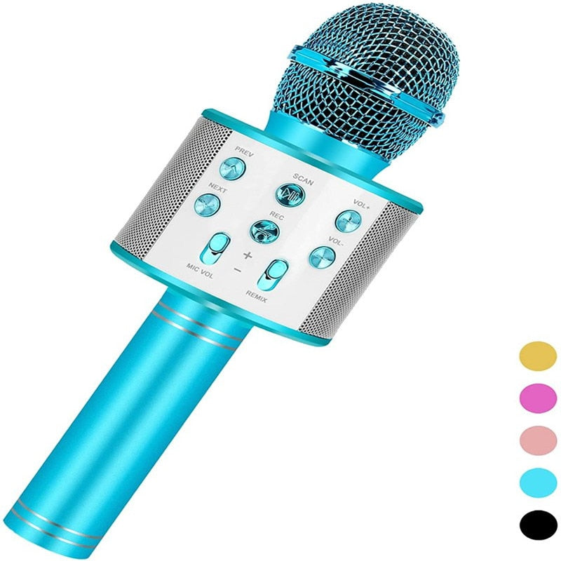 Fun Toys for 4-15 Year Old Girls, Handheld Karaoke Microphone for Kids Birthday Gifts for 8 9 10 11 Years Old Boys Girl
